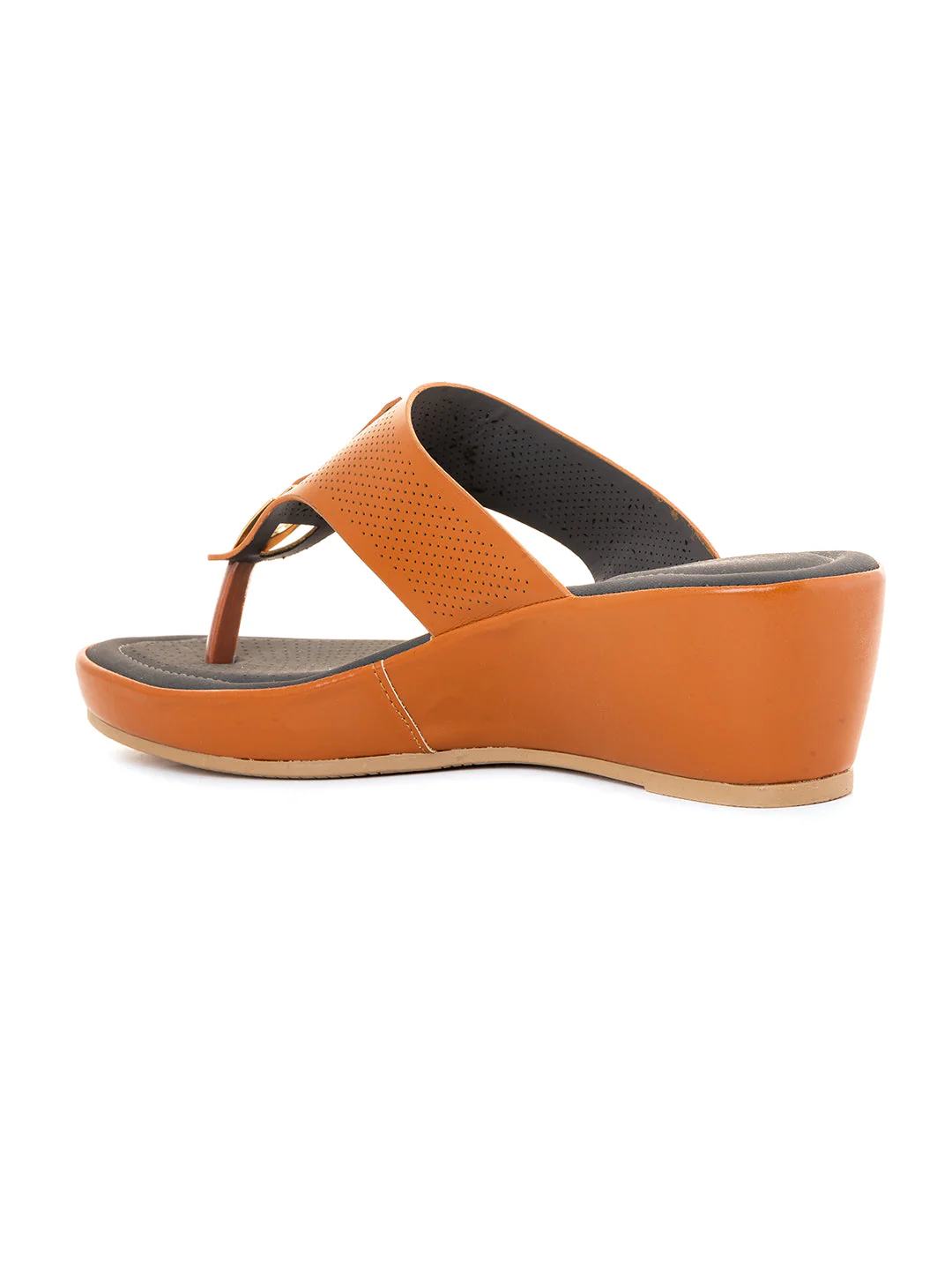Khadim Sharon Wedge Heel Slip On Sandal for Women - Image 2