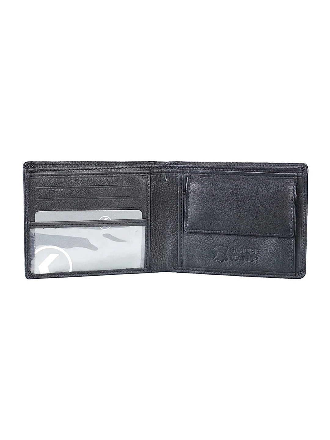 KHADIM Single-Fold Leather Wallet for Men - Image 2