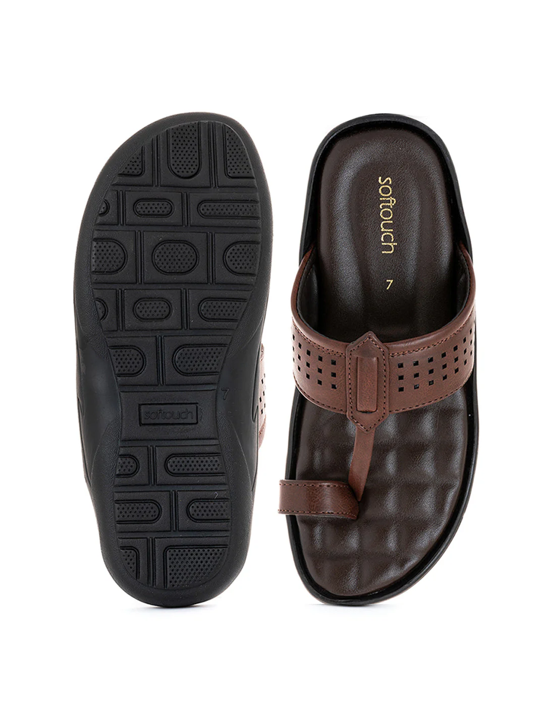Khadim Softouch Kolhapuri Slip On Sandal for Men - Image 5