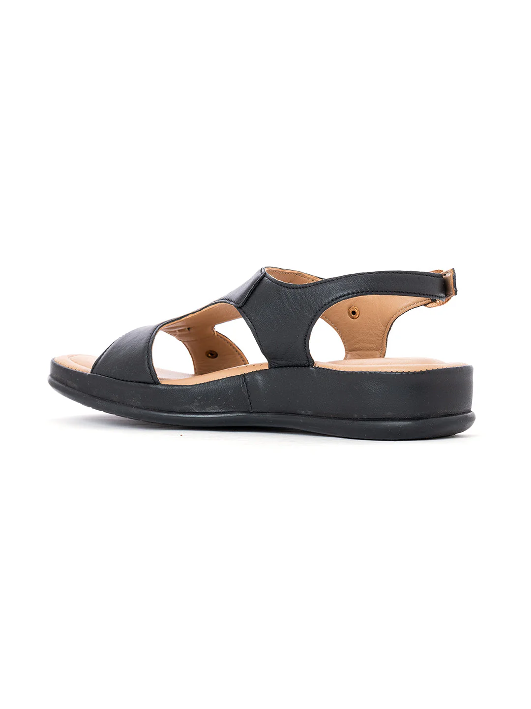 Khadim Softouch Leather Flat Slip On Sandal for Women - Image 3