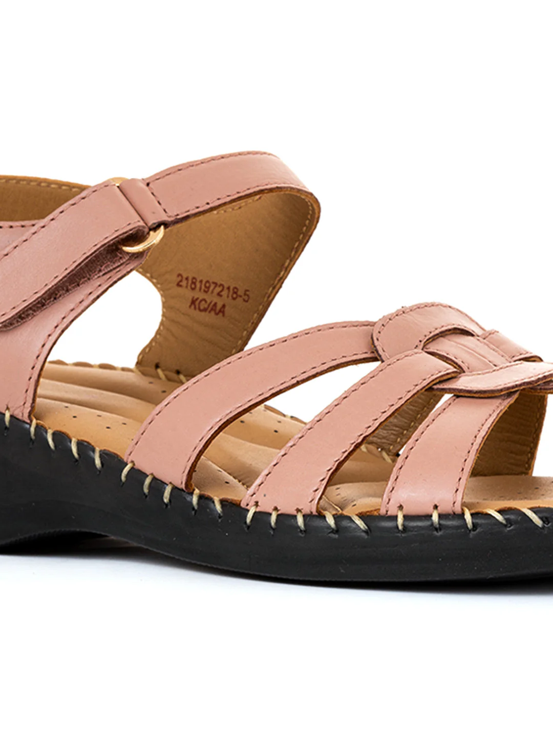 Khadim Softouch Leather Wedge Heel Sandal for Women - Image 6