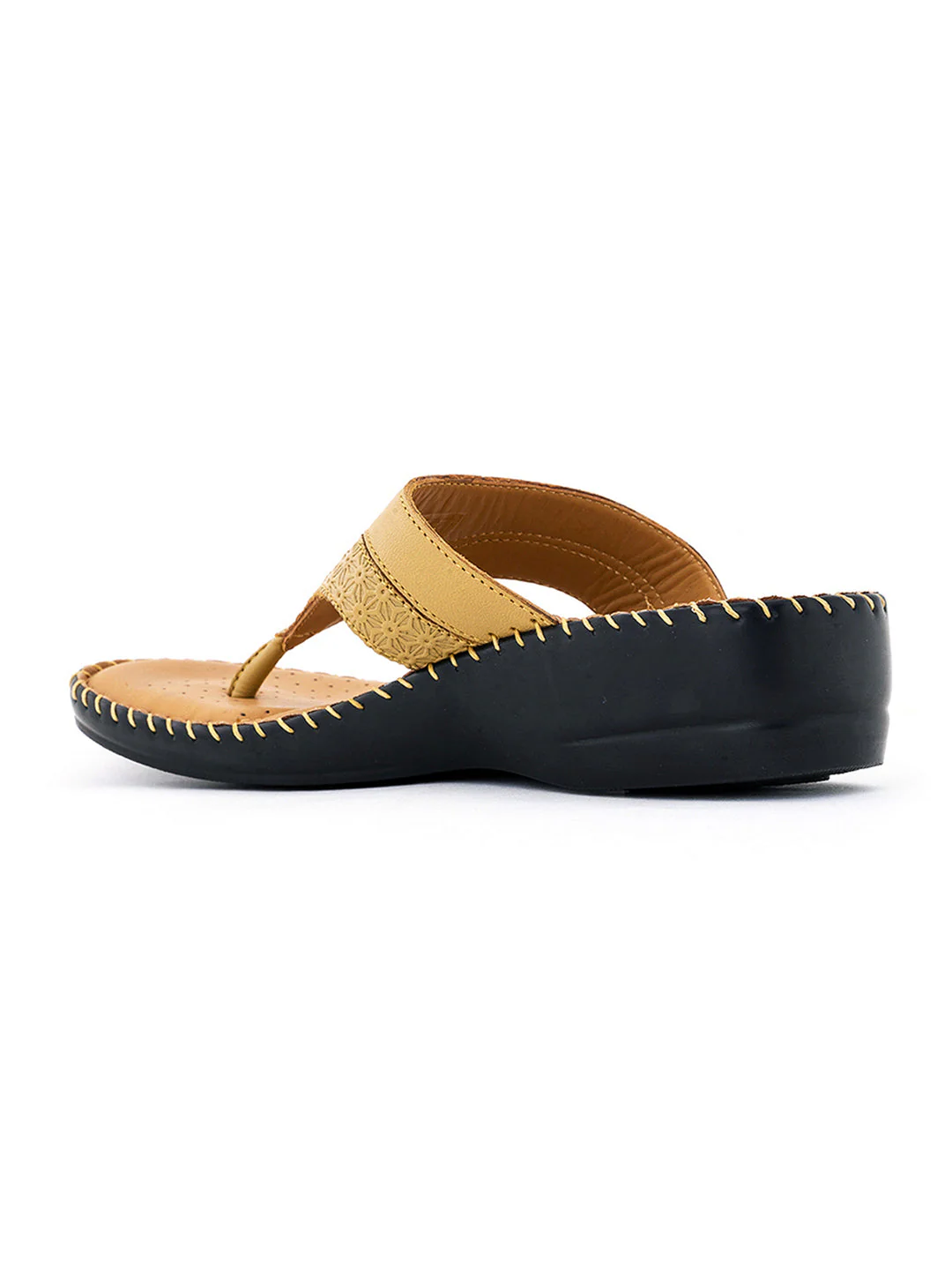 Khadim Softouch Leather Wedge Heel Slip On Sandal for Women - Image 7