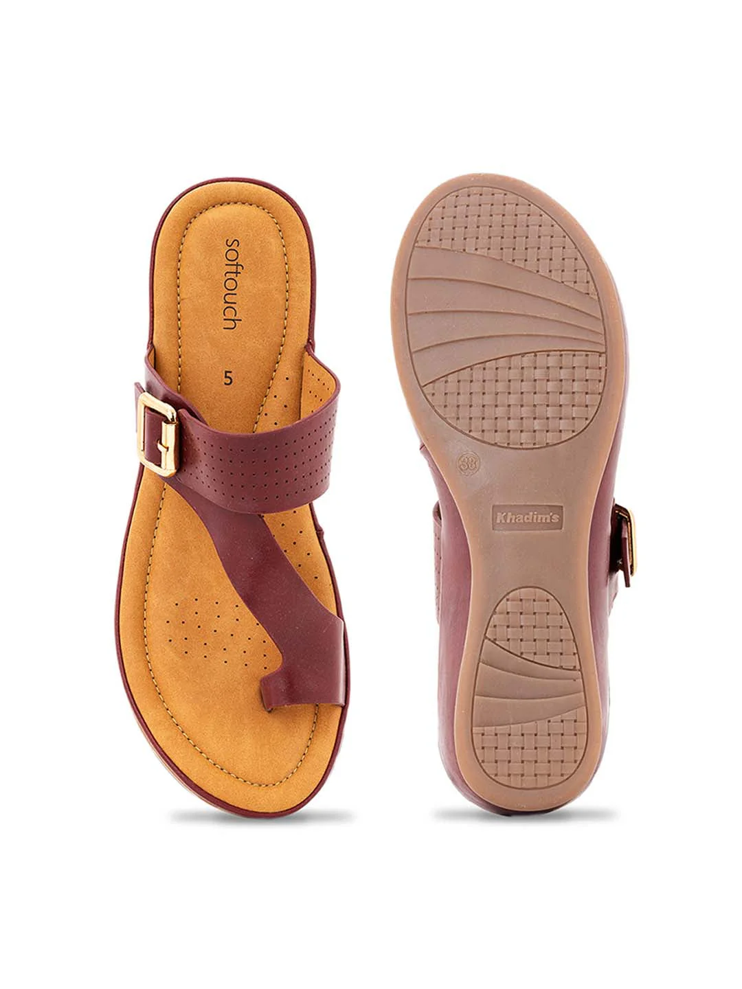 Khadim Softouch Platform Heel Slip On Sandal for Women - Image 5
