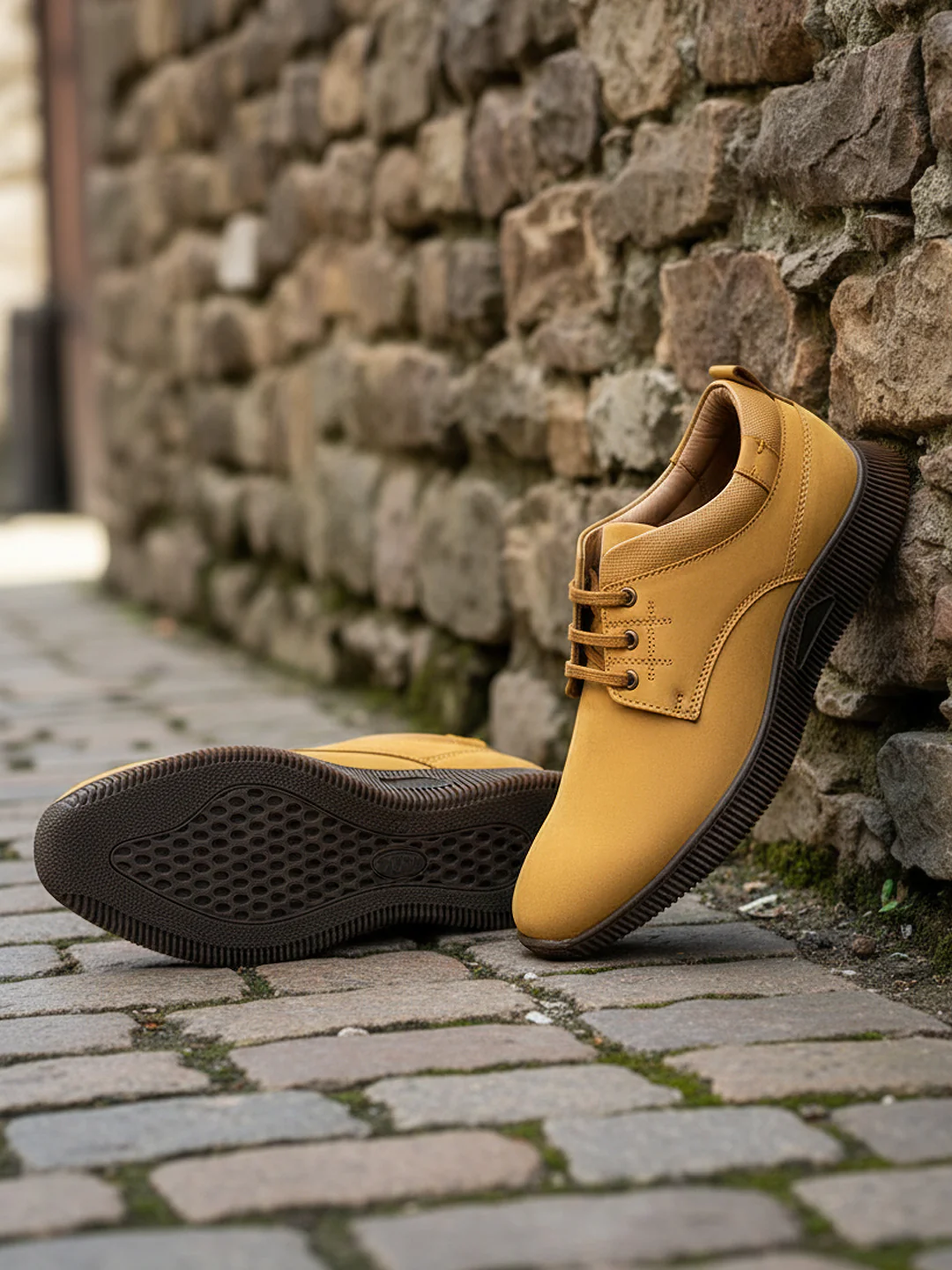 Khadim Turk Leather Derby Boots for Men