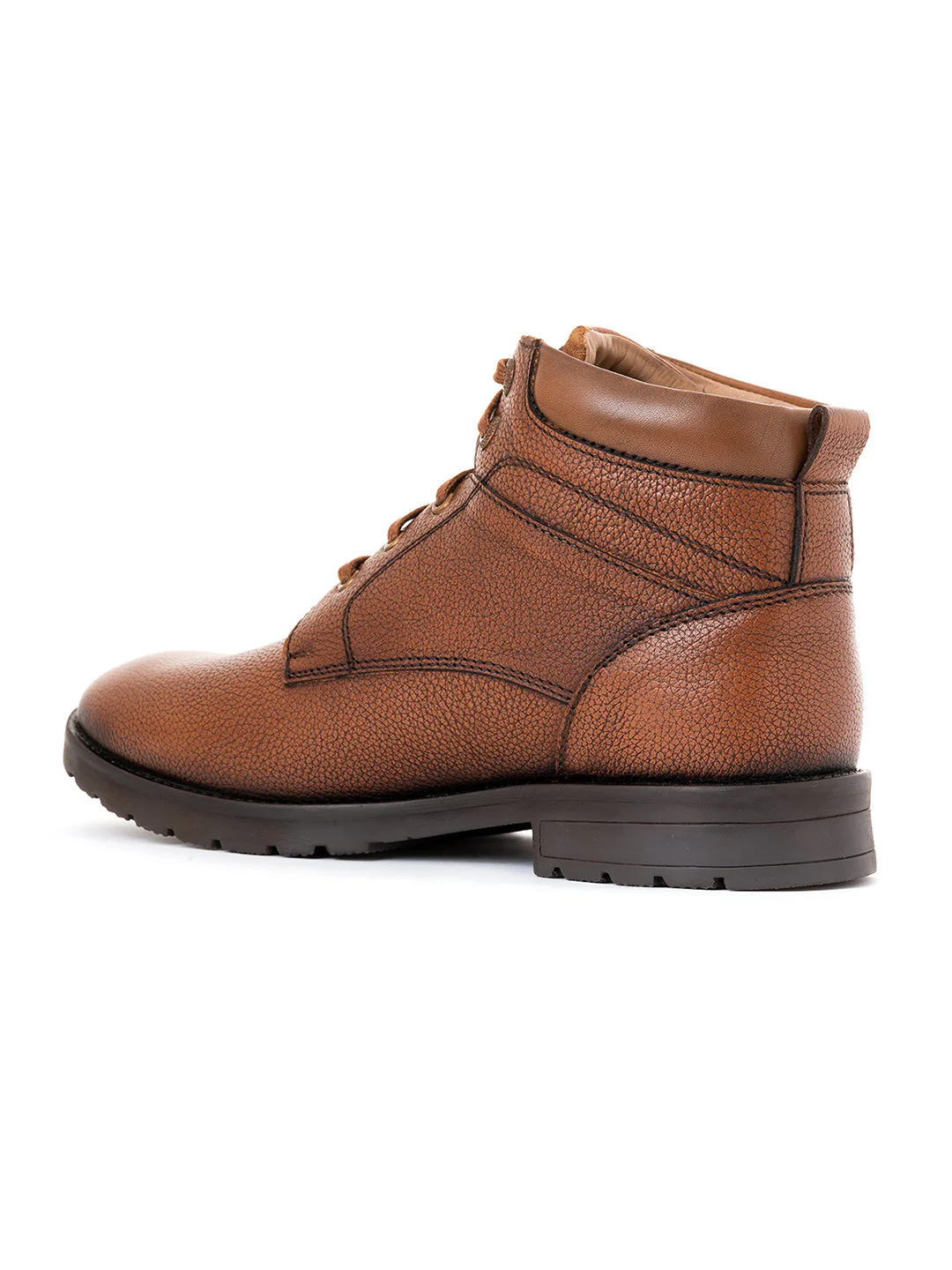 Khadim Turk Leather Derby Boots for Men - Image 3