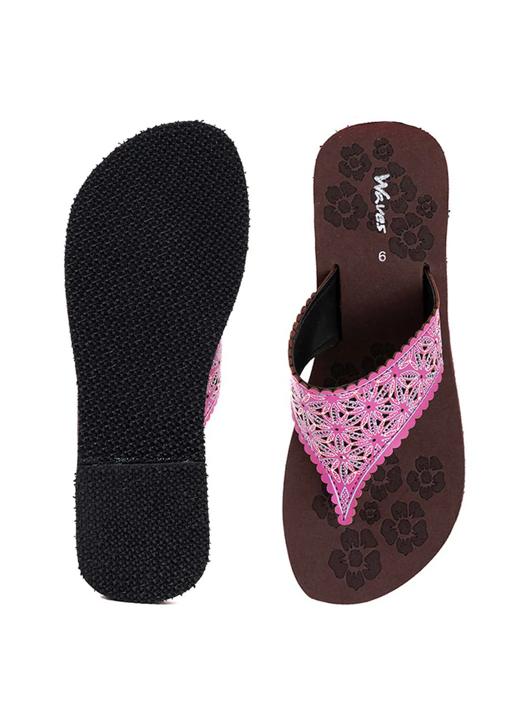 Khadim Waves Casual Flip Flops for Women - Image 11