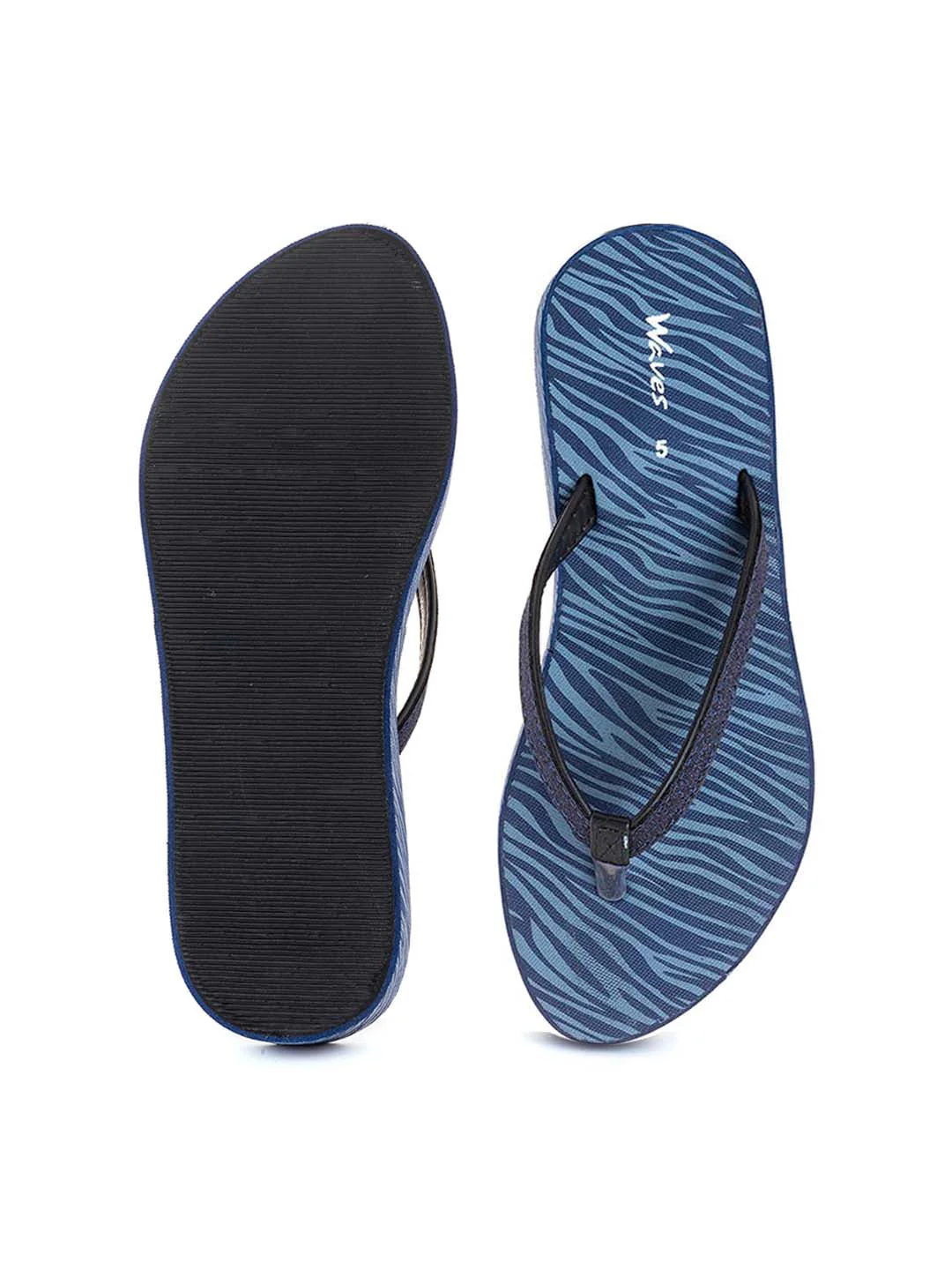 Khadim Waves Platform Heel Casual Slippers for Women - Image 13