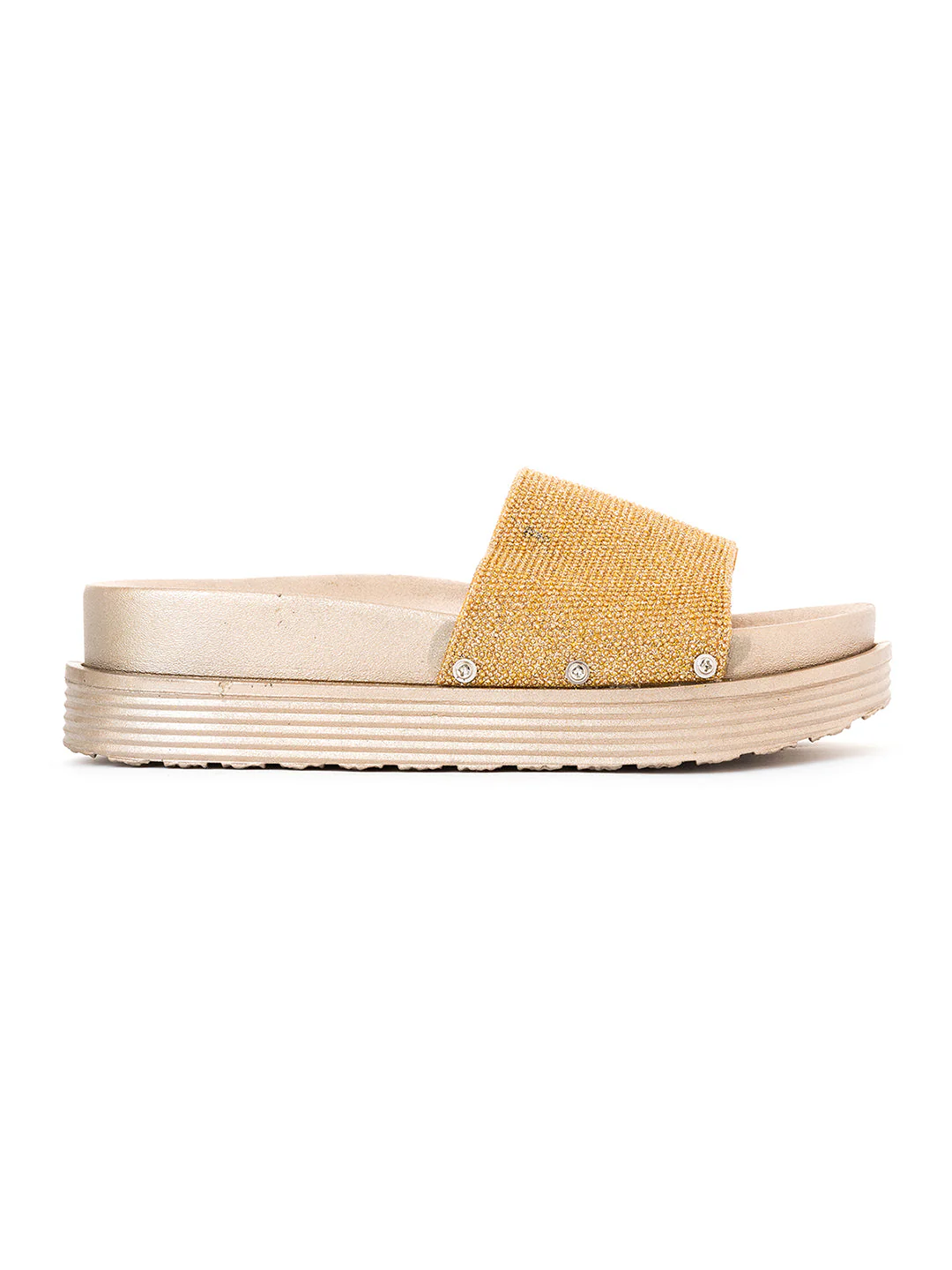 Khadim Waves Platform Heel Washable Mule Slide Slippers for Women - Image 8