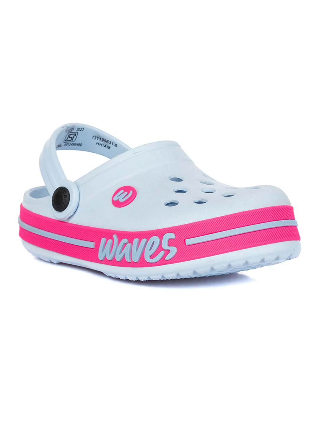 KHADIM Waves Washable Clog Sandal for Girls (5-13 yrs) - Image 9