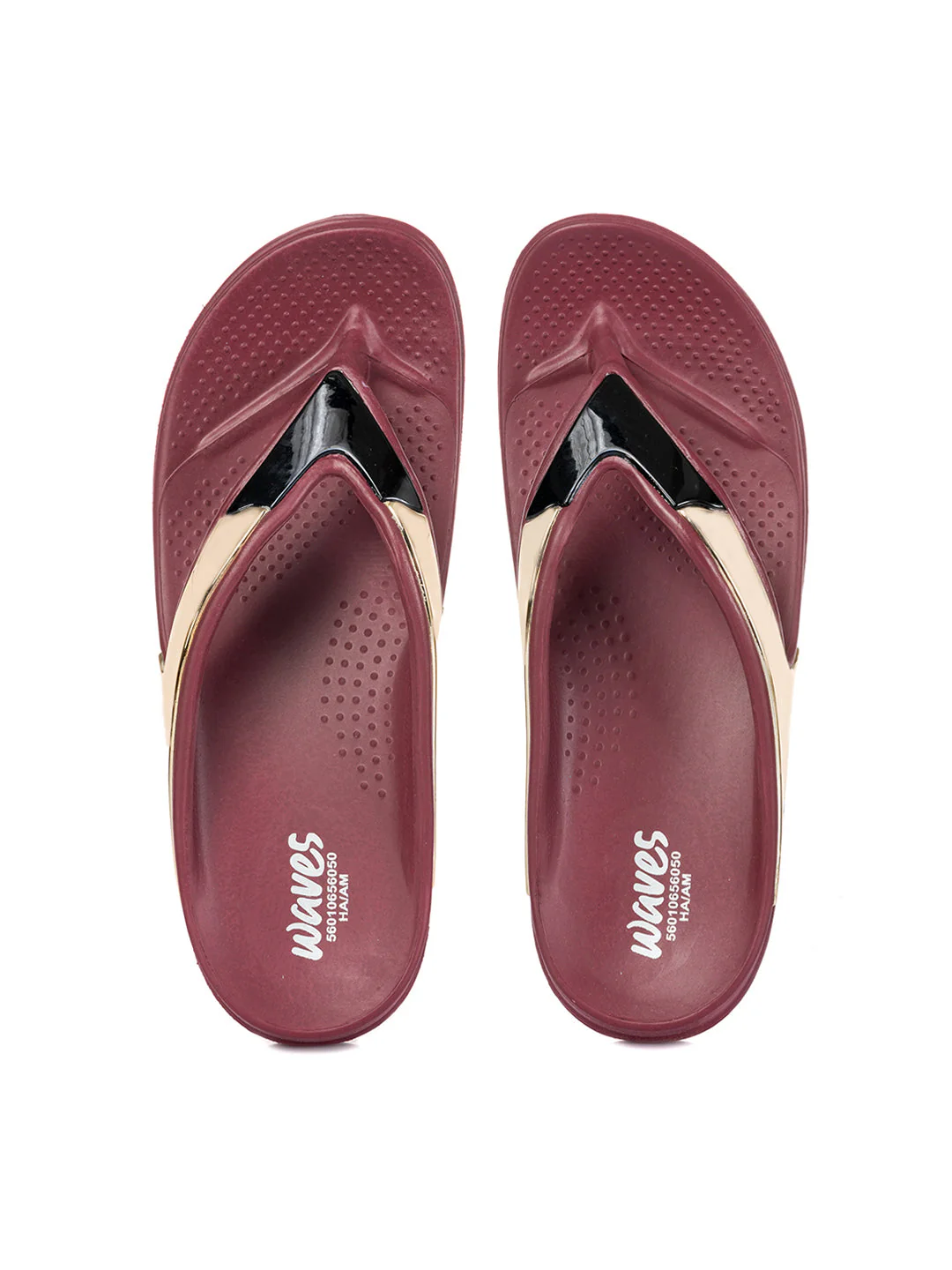 KHADIM Waves Washable Flip Flops for Women - Image 3