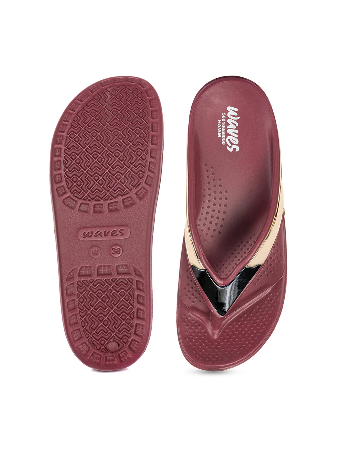 KHADIM Waves Washable Flip Flops for Women - Image 6