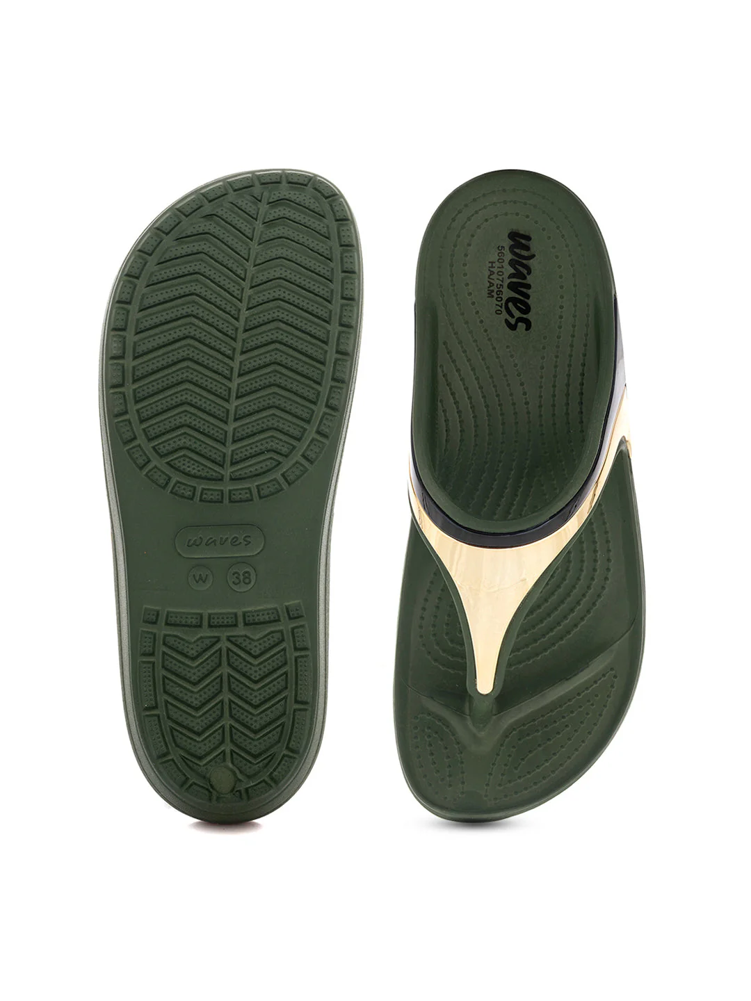 KHADIM Waves Washable Flip Flops for Women - Image 6