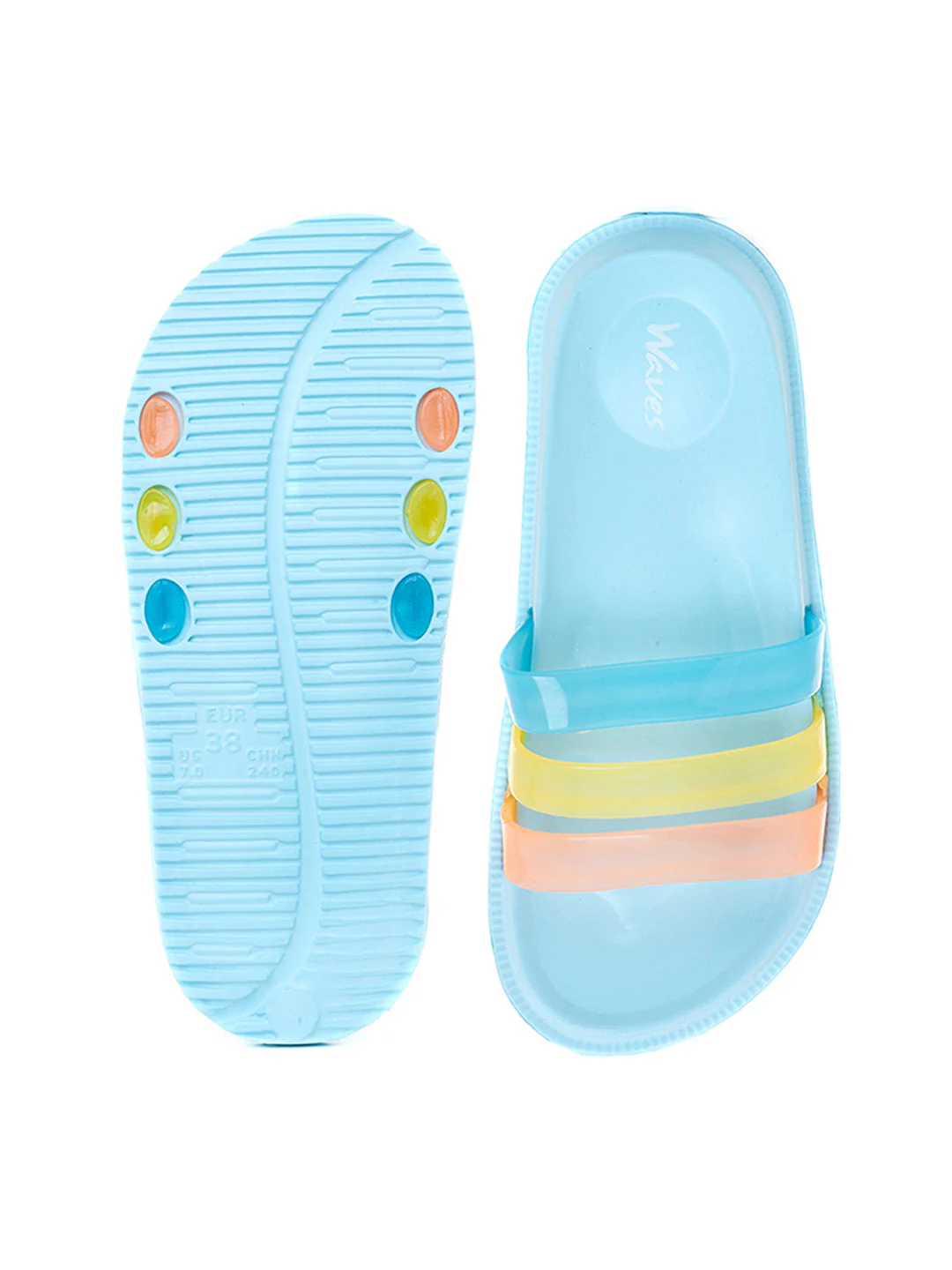 Khadim Waves Washable Mule Slide Slippers for Women - Image 11