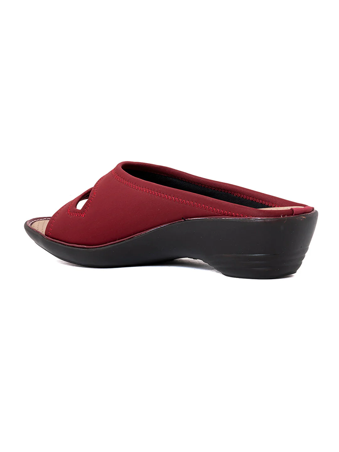 Khadim Wedge Heel Mule Slip On Sandal for Women - Image 3