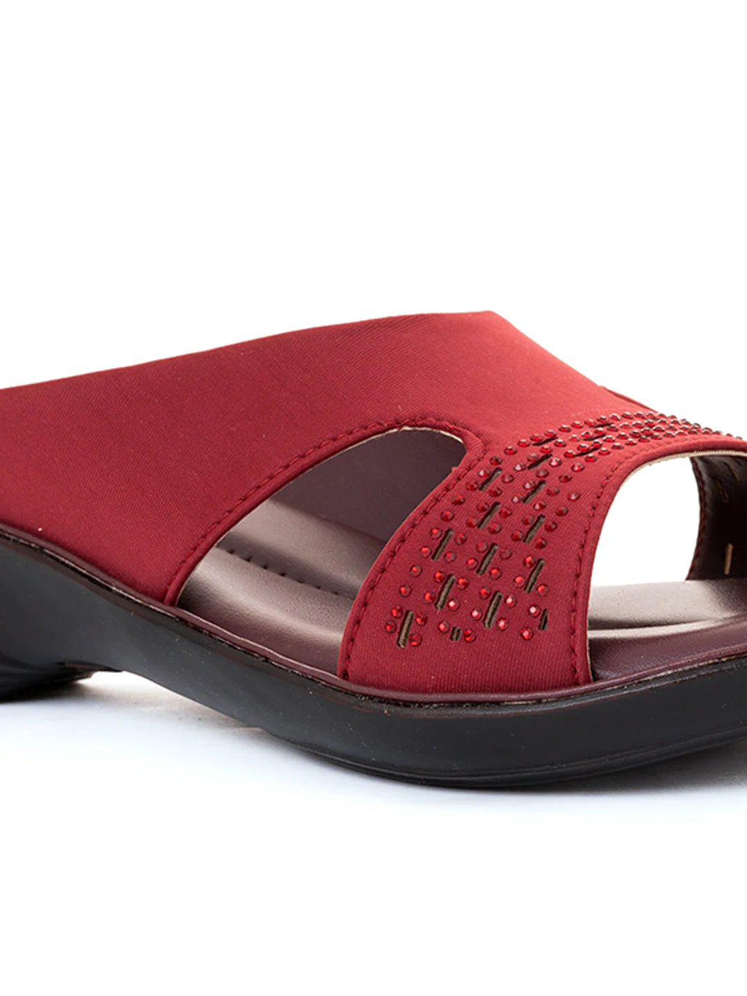 Khadim Wedge Heel Mule Slip On Sandal for Women - Image 12
