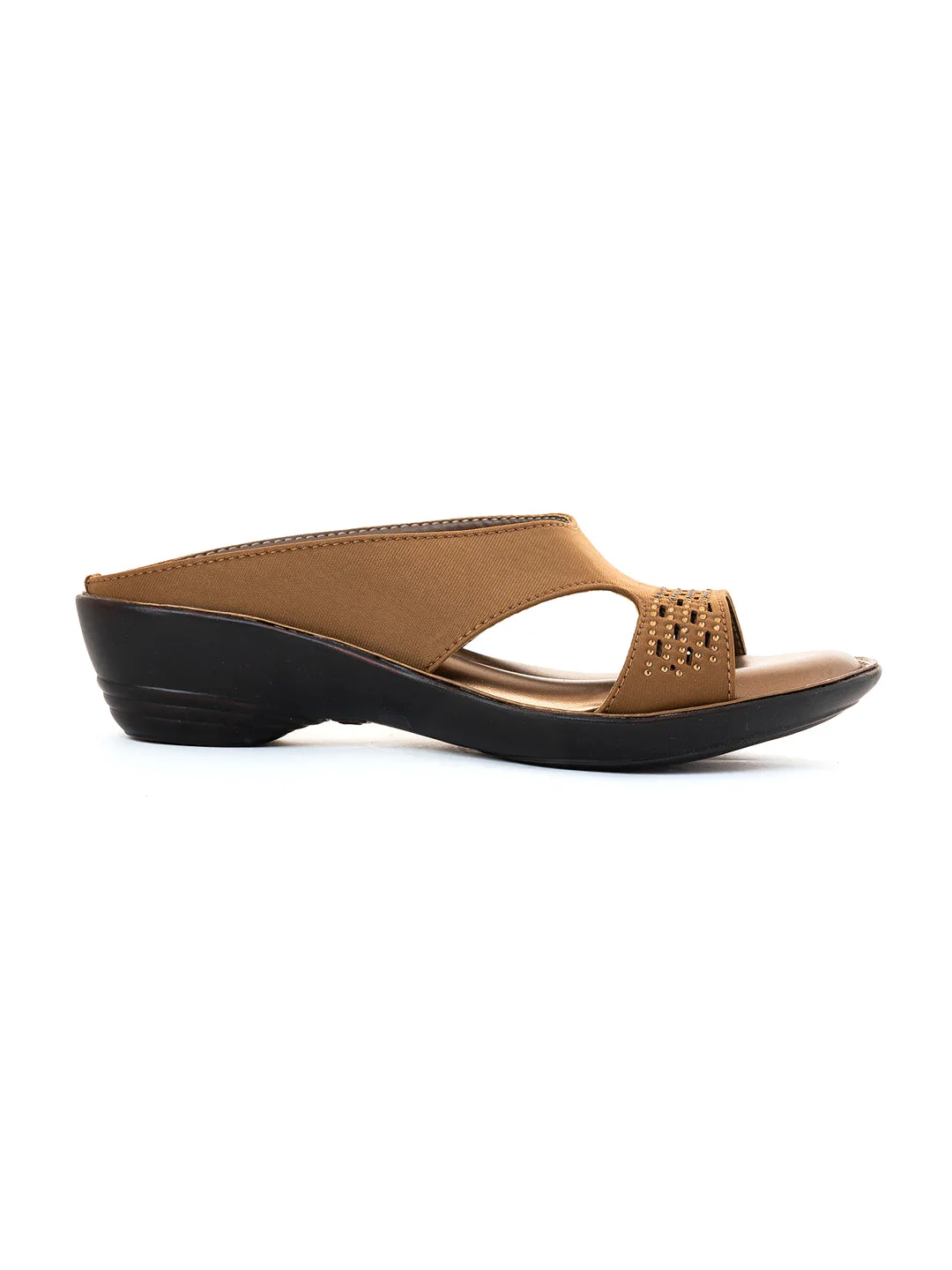 Khadim Wedge Heel Mule Slip On Sandal for Women - Image 4