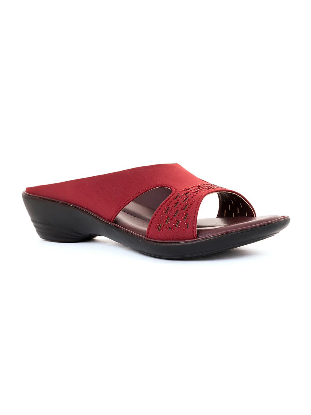 Khadim Wedge Heel Mule Slip On Sandal for Women - Image 7