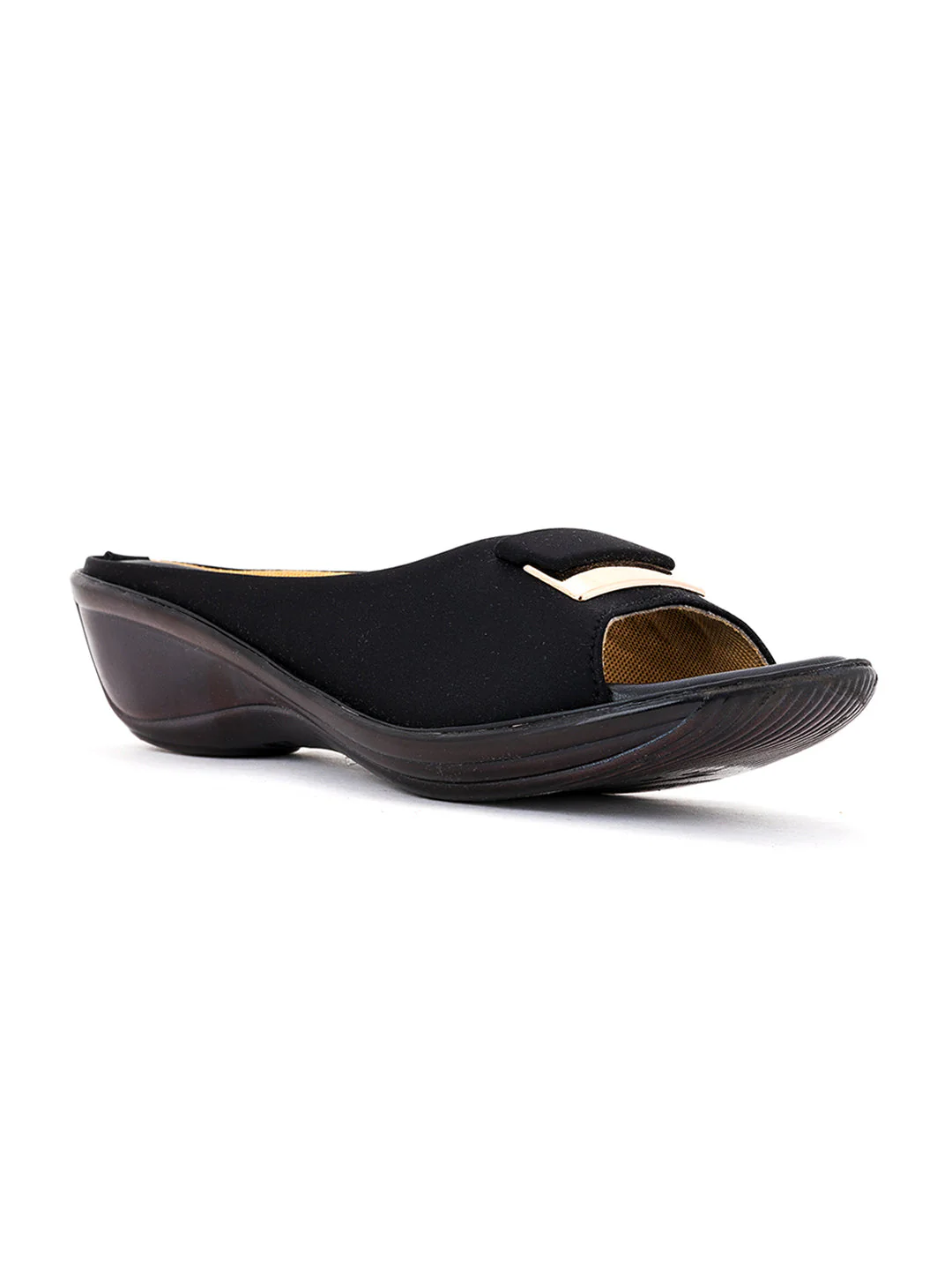 Khadim Wedge Heel Mule Slip On Sandal for Women - Image 7