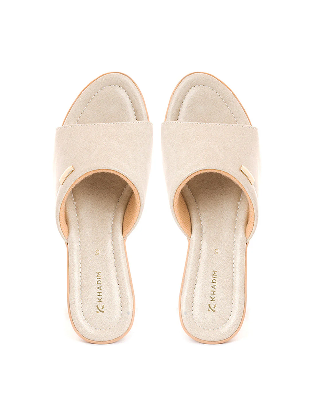 Khadim Wedge Heel Mule Slip On Sandal for Women - Image 10