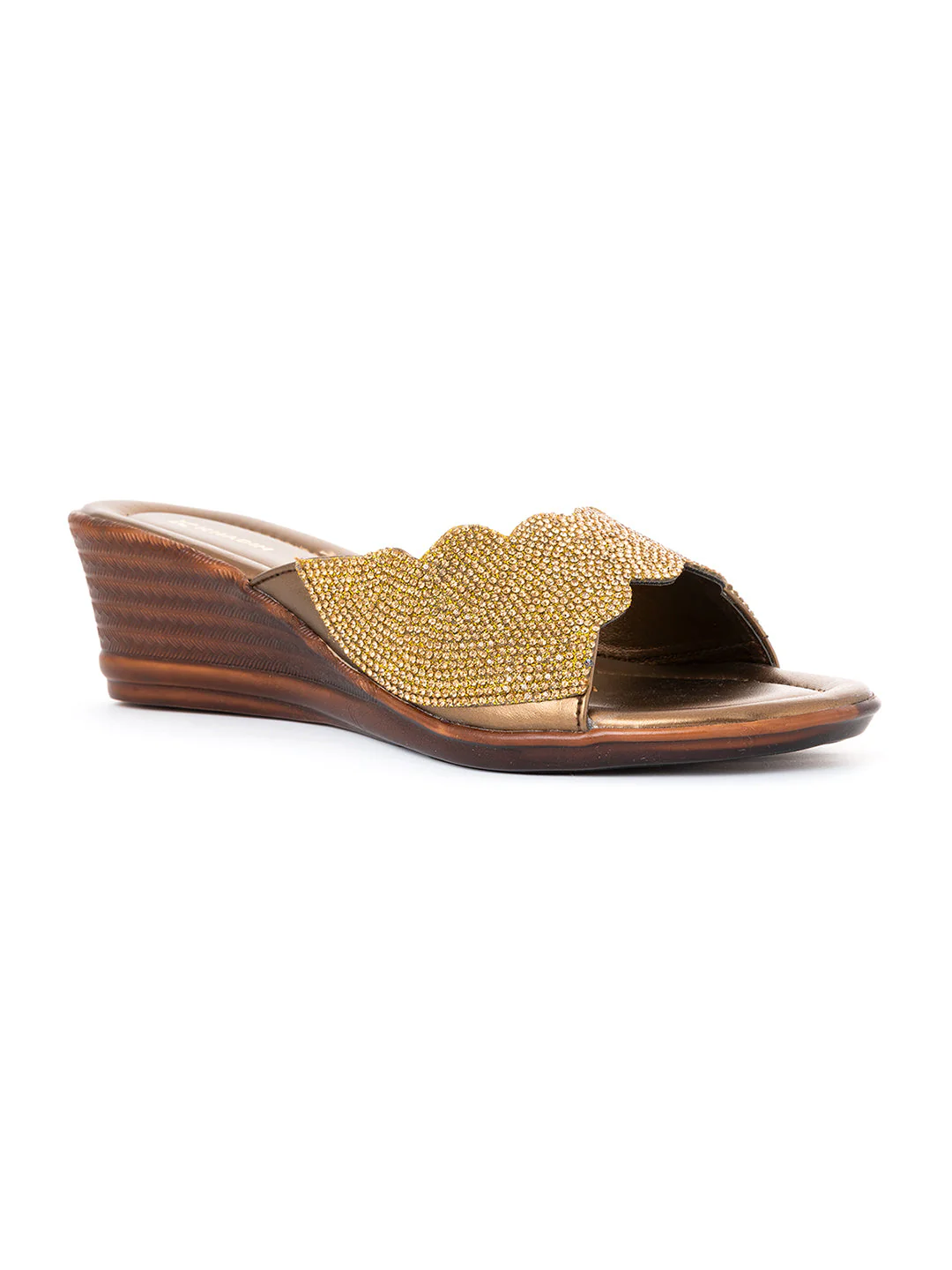 Khadim Wedge Heel Mule Slip On Sandal for Women - Image 7