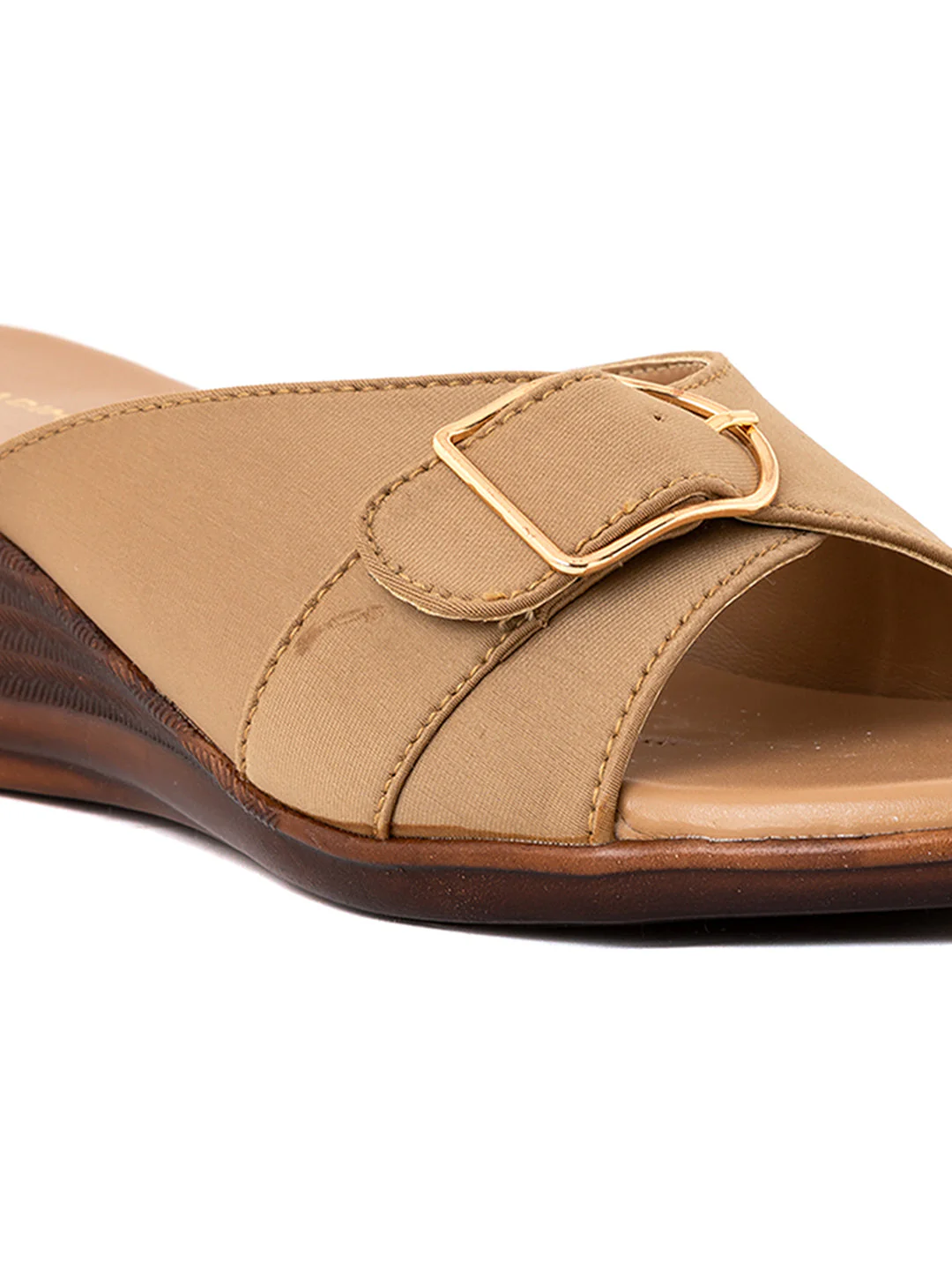 Khadim Wedge Heel Mule Slip On Sandal for Women - Image 12