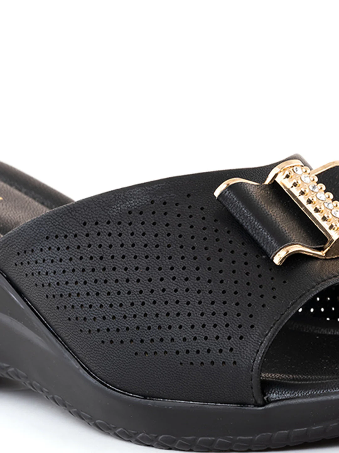 Khadim Wedge Heel Mule Slip On Sandal for Women - Image 6