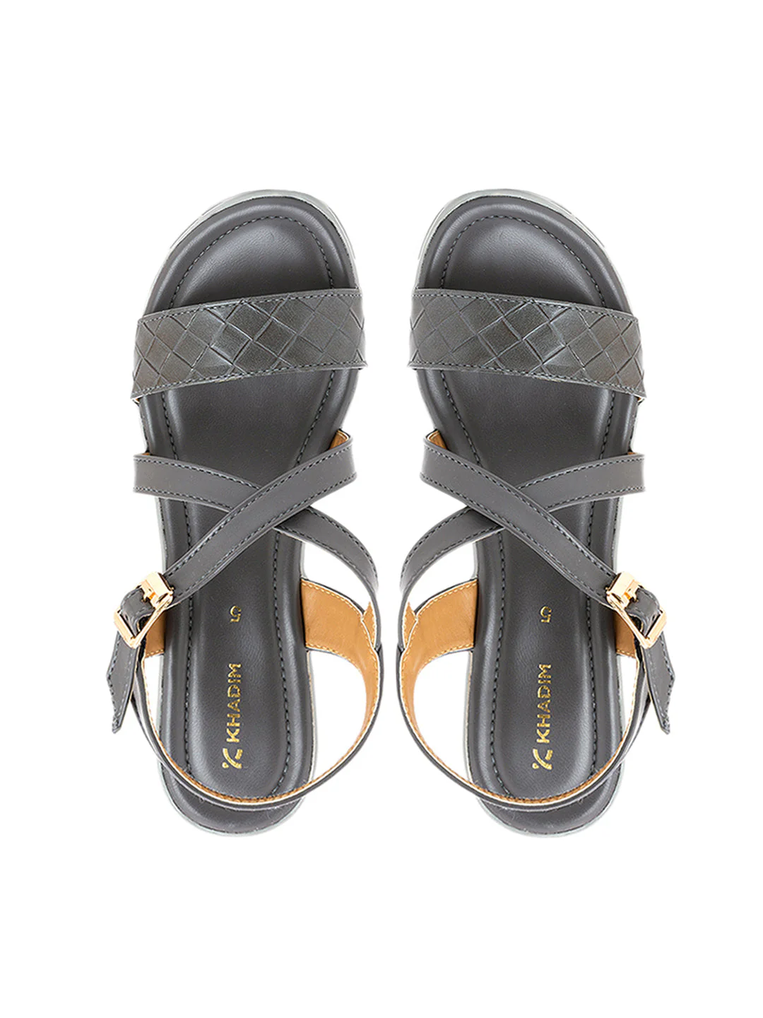 Khadim Wedge Heel Sandal for Women - Image 2