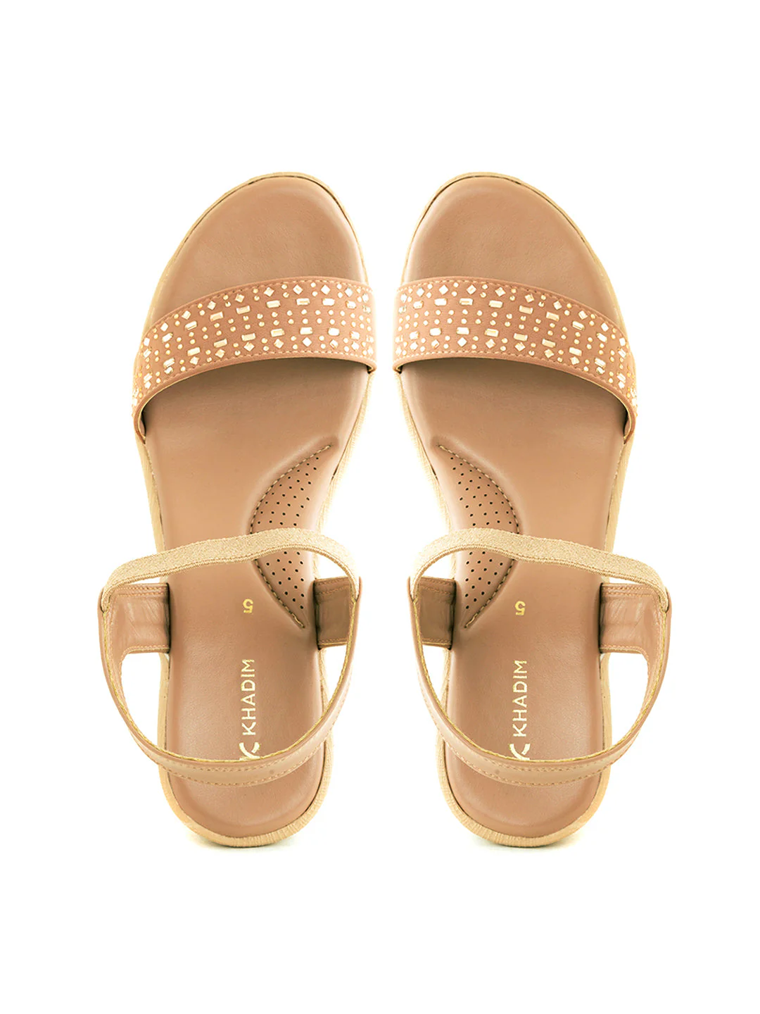 Khadim Wedge Heel Slingback Sandal for Women - Image 8
