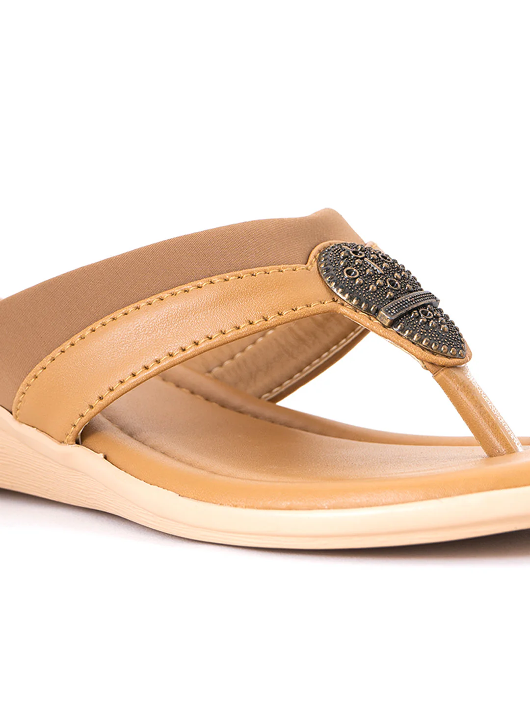 Khadim Wedge Heel Slip On Sandal for Women - Image 12