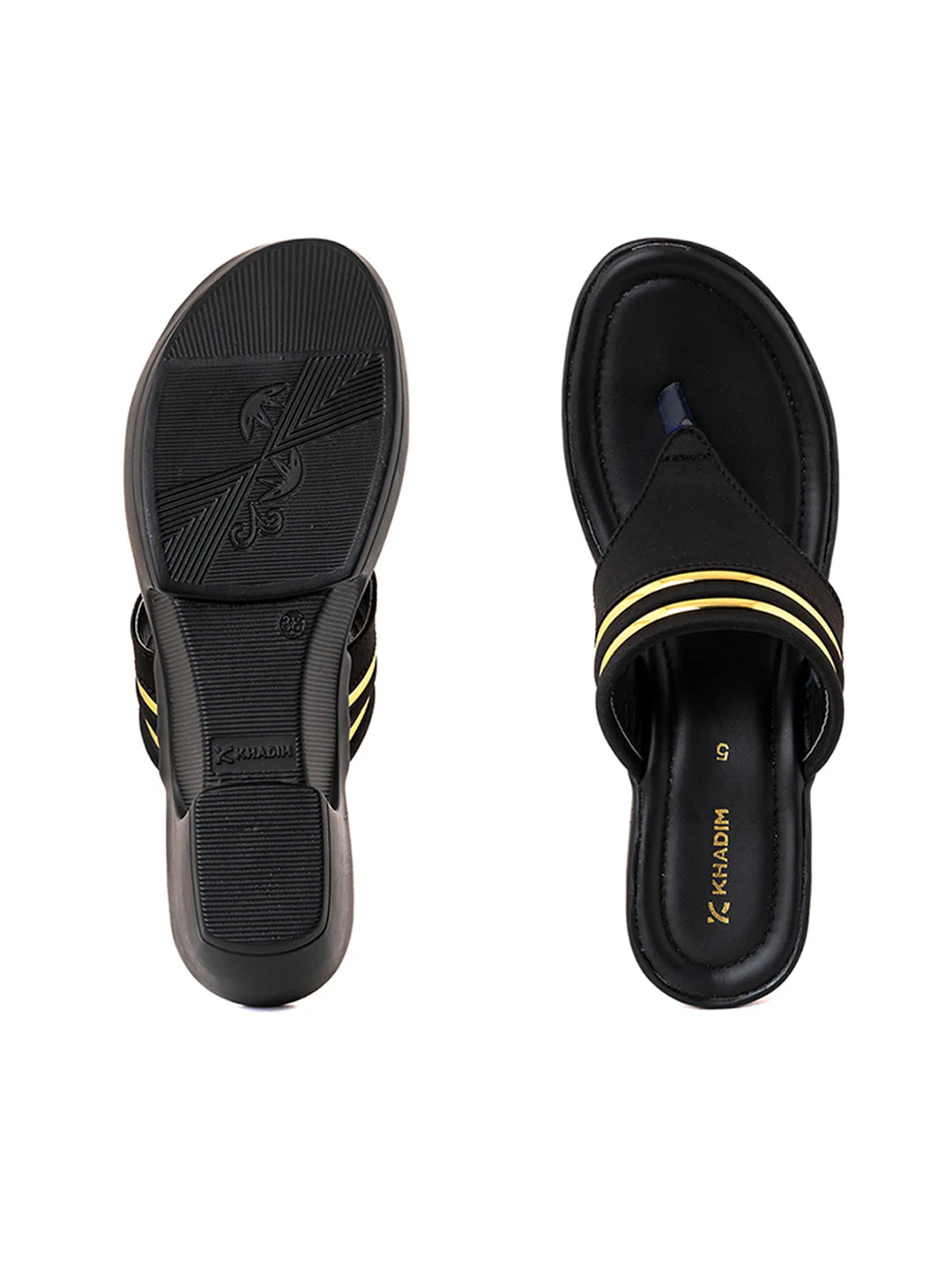 Khadim Wedge Heel Slip On Sandal for Women - Image 9