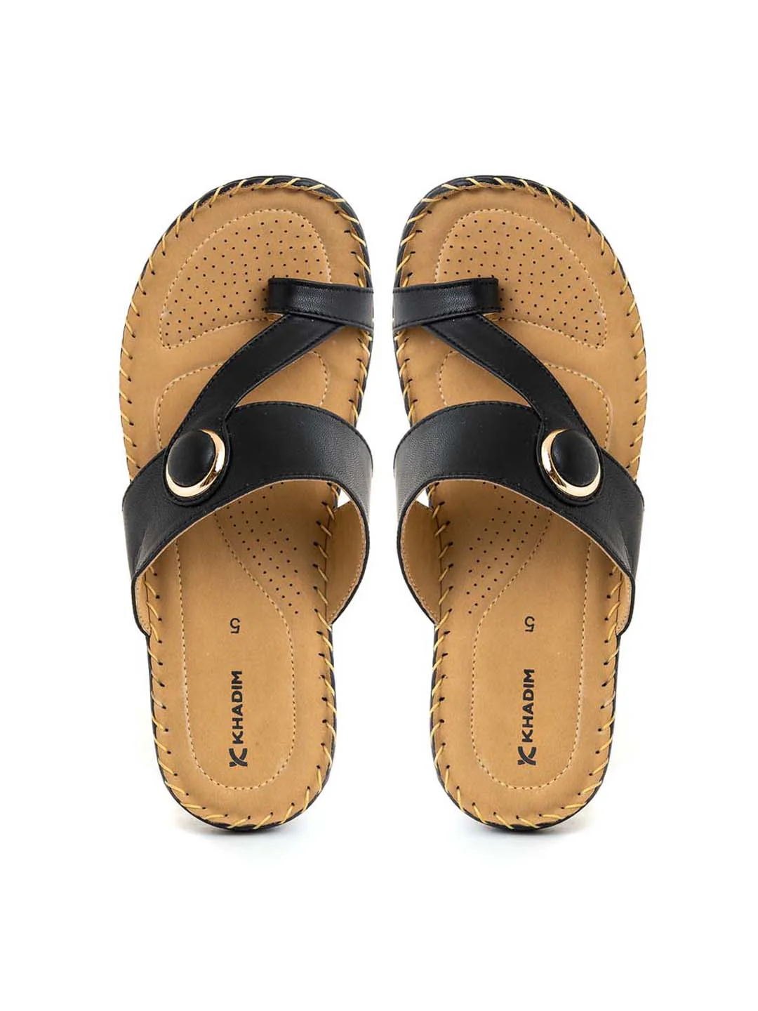 Khadim Wedge Heel Slip On Sandal for Women - Image 2