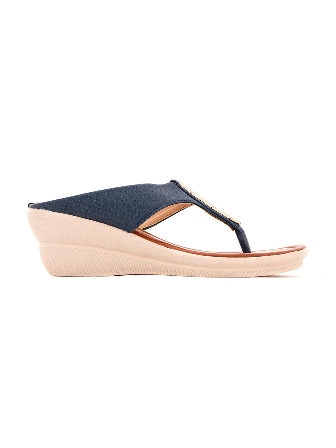 Khadim Wedge Heel Slip On Sandal for Women - Image 3
