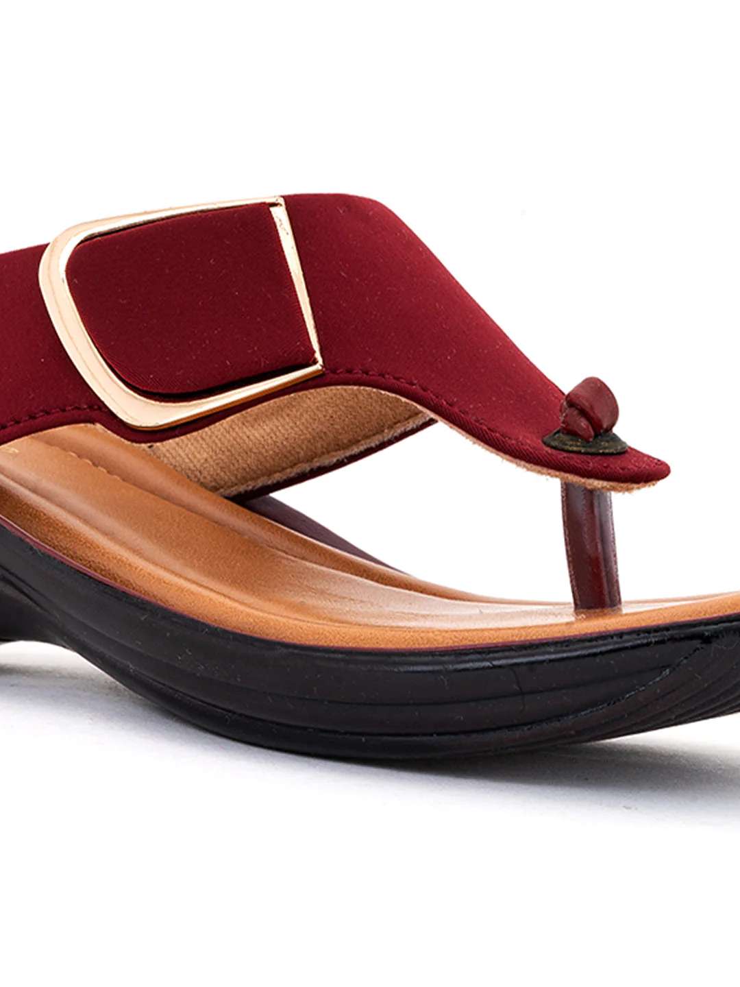 Khadim Wedge Heel Slip On Sandal for Women - Image 5