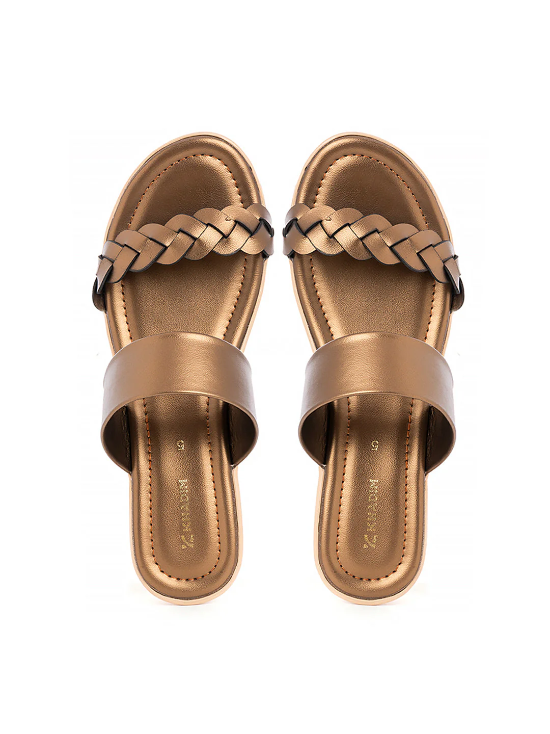 Khadim Wedge Heel Slip On Sandal for Women - Image 2