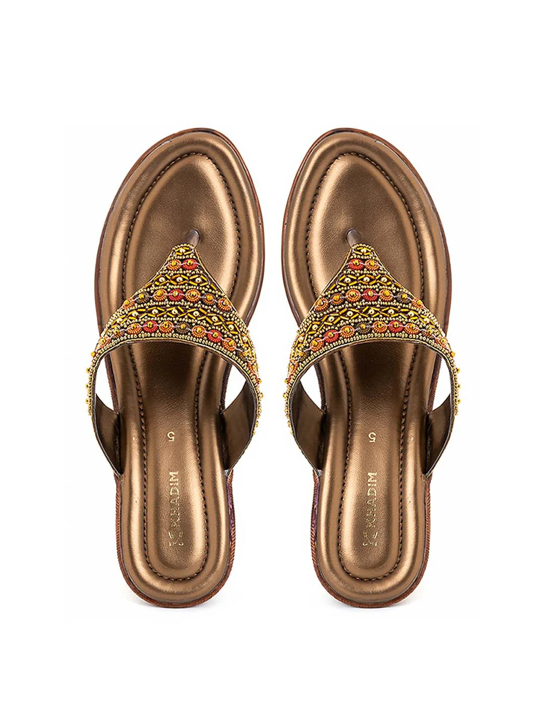 Khadim Wedge Heel Slip On Sandal for Women - Image 8