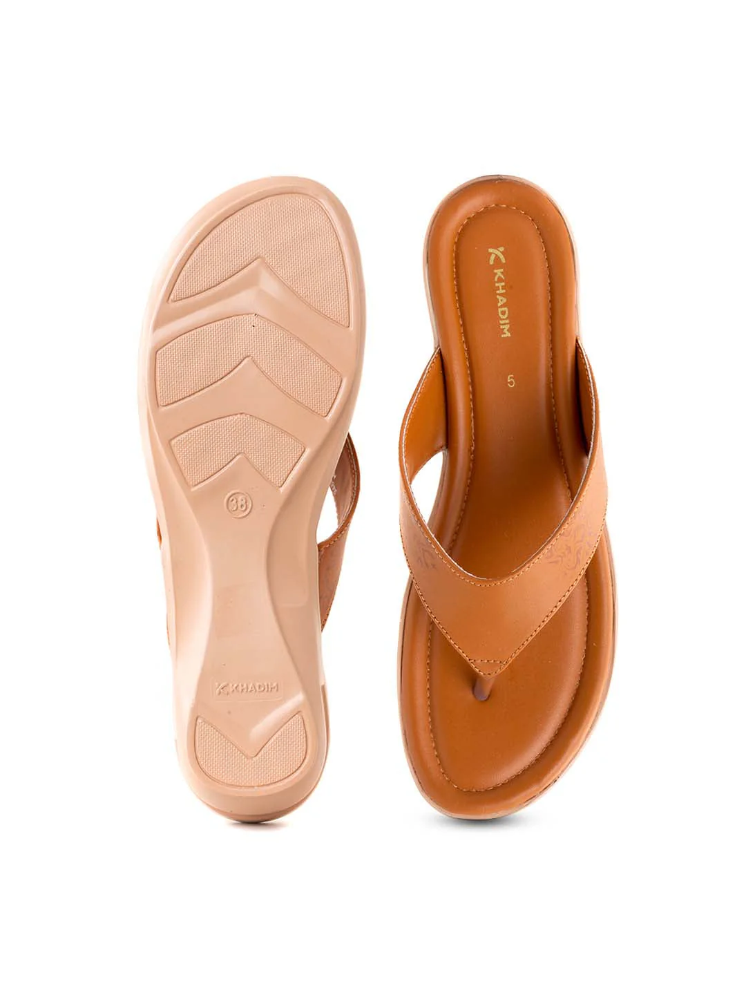 Khadim Wedge Heel Slip On Sandal for Women - Image 5